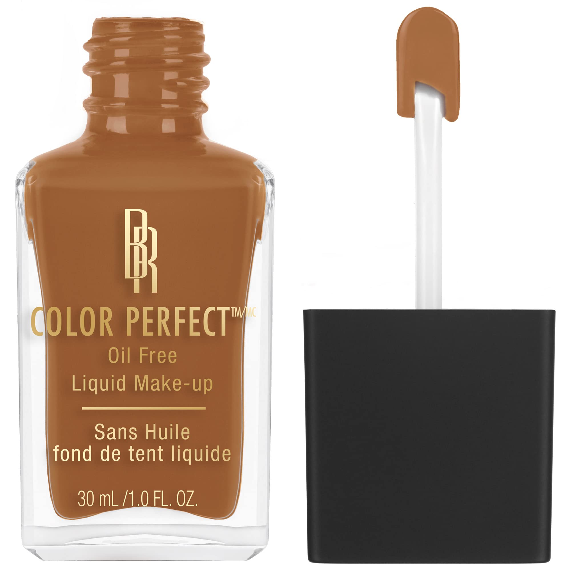 Black Radiance Color Perfect Liquid Full Coverage Foundation Makeup, Brown Olive, 1 Ounce