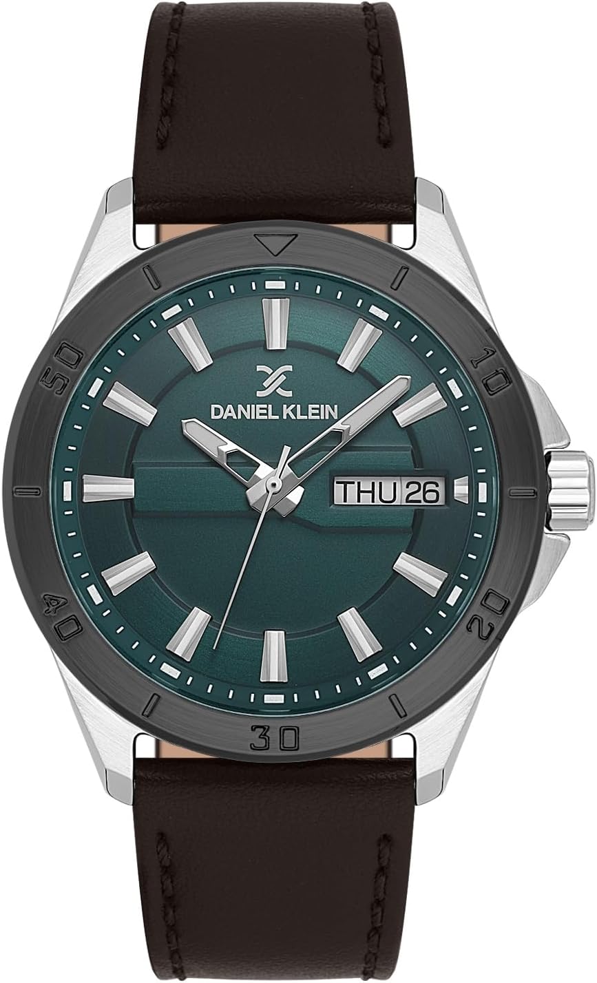 Emerald Green Face Watch for Men-DK.1.13975-4