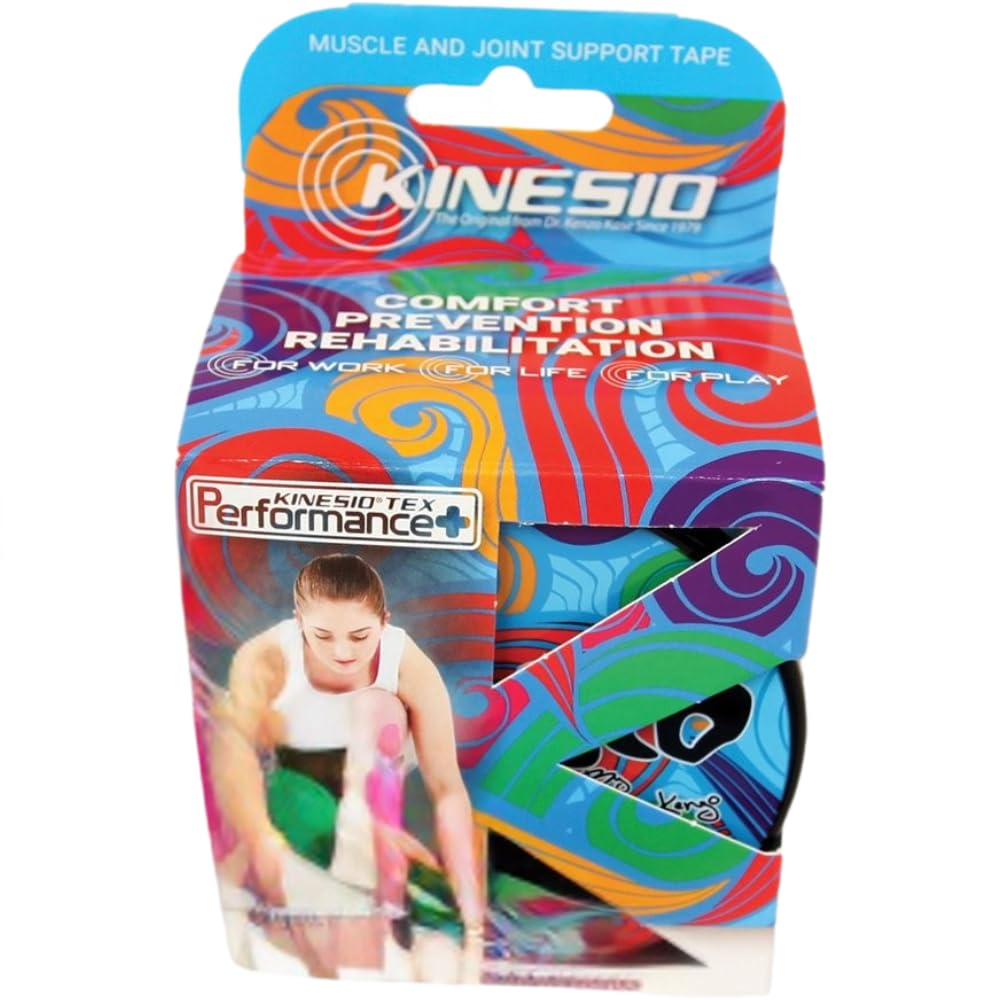 2" Kinesio Tex Performance Muscle and Joint Support Kinesiology Tape - Blue w/Logo