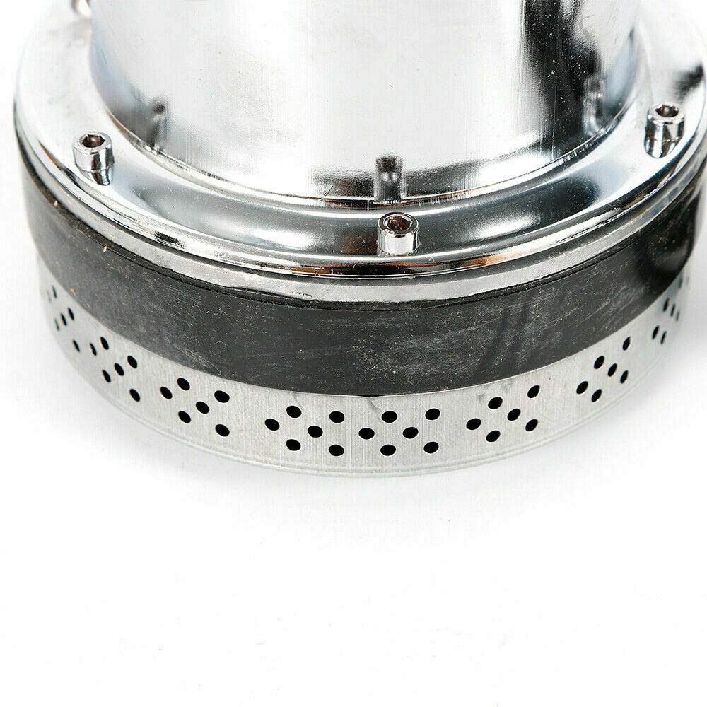 OUKANING Pompa Sommersa 12V in Acciaio Inox Pompa Sommersa 160W (6000L/H)