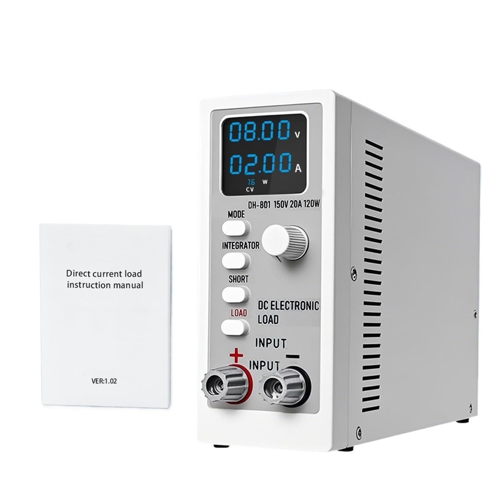 DC Elektronische Last Kanal 120W 150V 20A Digital Batterie Kapazität Tester