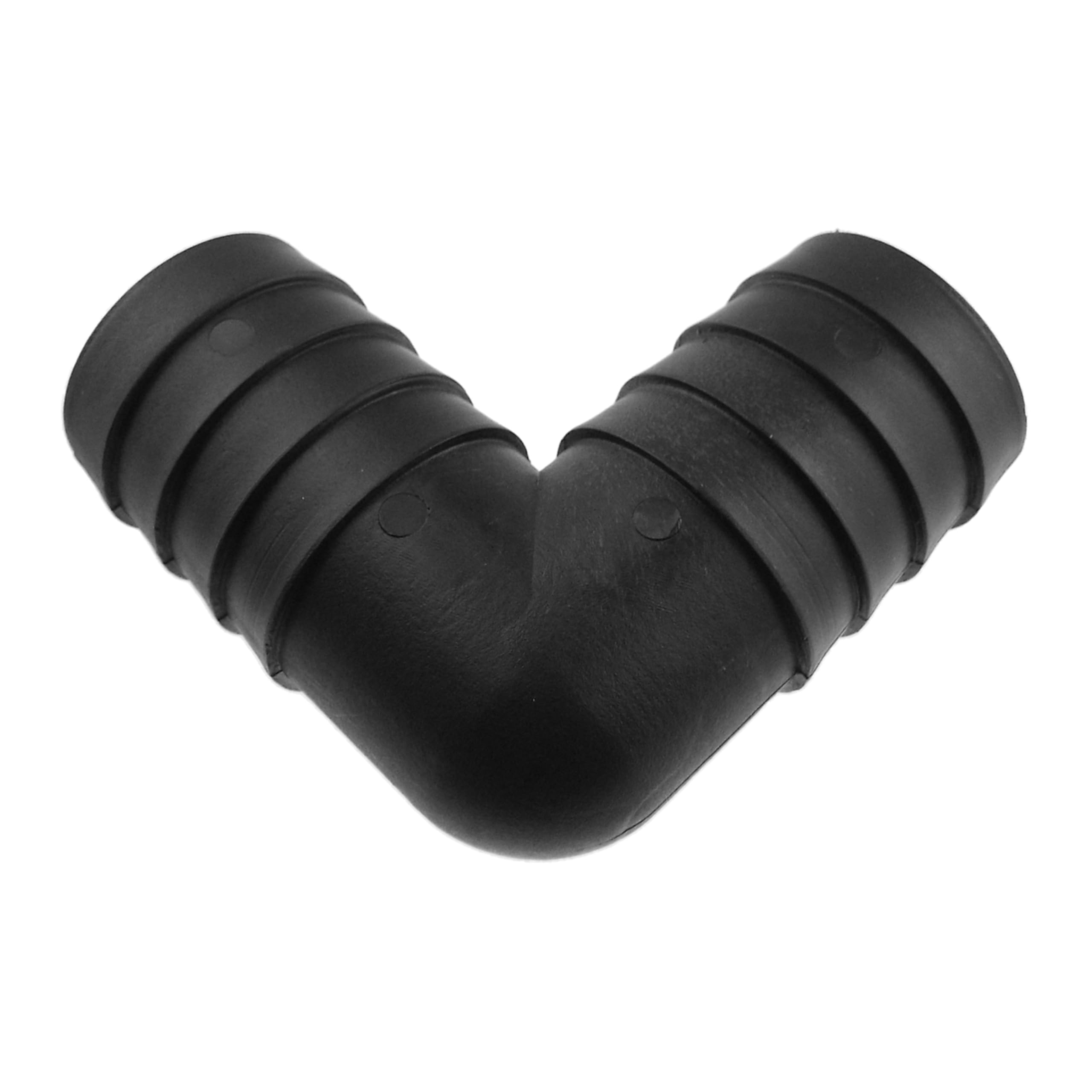 Smooth Bore Dust Suction Hose 32mm (1.25") with Corrugated Extraction Pipe Connectors Clips Irrigation Pond Garden Industrial (32mm (1.25") - Elbow Connector)