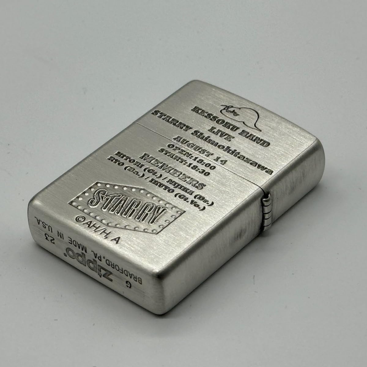 ぼっち・ざ・ろっく！ コレクターズアイテム Zippo(結束バンド) Amazon.co.jp: ぼっち・ざ・ろっく！ コレクターズアイテム Zippo(結束