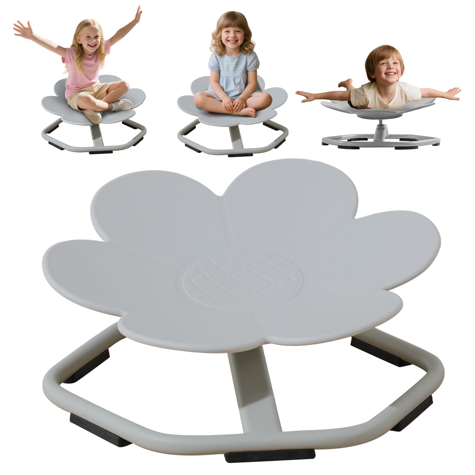 Carrusel Autismo Silla giratoria para niños,Silla Giratoria Sensorial de 360°,Juguete para Autismo,TDAH Herramienta de Entrenamiento, Coordinación física y Equilibrio,Silla de Equilibrio