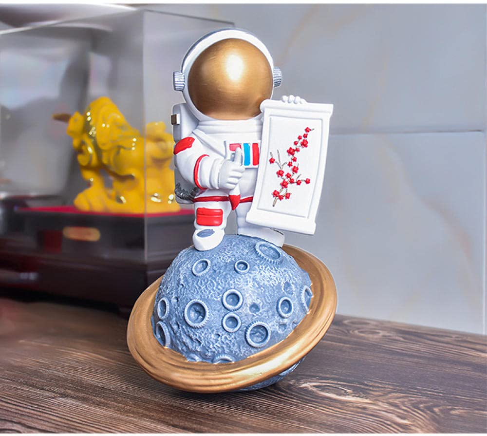 Estatuas Esculturas Figuras De Decoración En Miniatura De Astronauta De Estatuilla