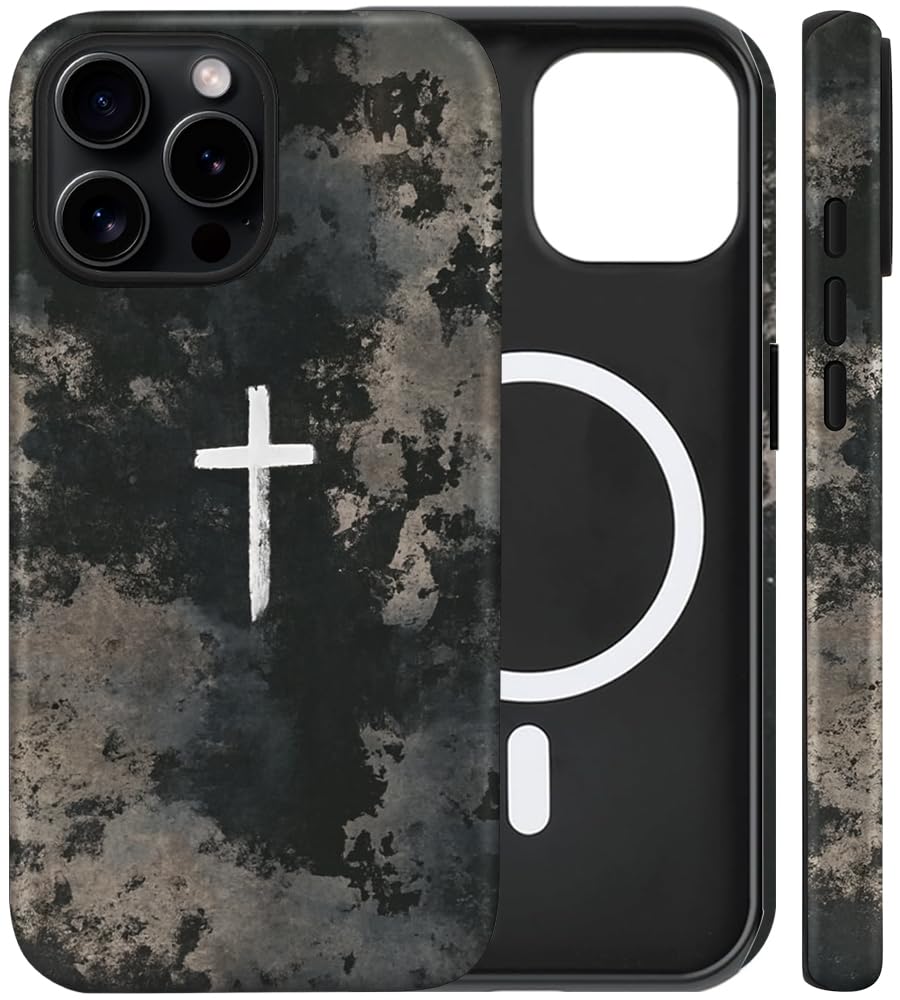Amazon.com: Magnetic for iPhone 14 Pro Max Case Christian Cross