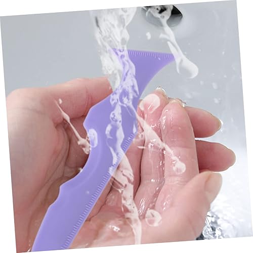 Miniatura 8 de 2 unids Silicona Belleza Regla Maquillaje Sombra de Ojos Mutitool Maquillaje Gadgets Herramientas de Maquillaje Delineador de Ojos Sello de Silicona