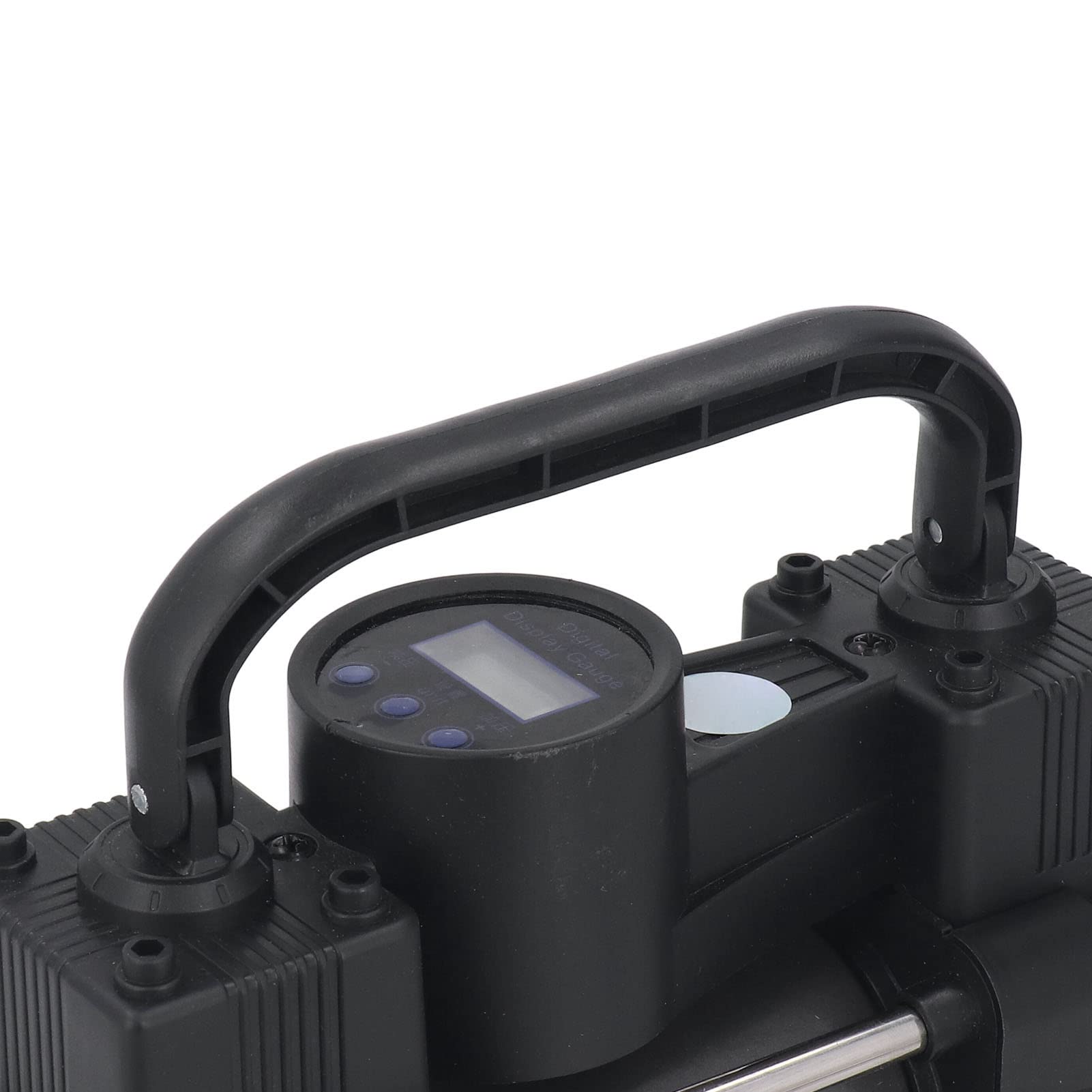 Pompa Sprężarki Powietrza 12 V Podwójny Cylinder do Pompowania Opon Samochodowych 100 PSI Cyfrowy Wyświetlacz LED Światło ABS i Czysta miedź do Samochodów Osobowych Ciężarówki RV Motocykle