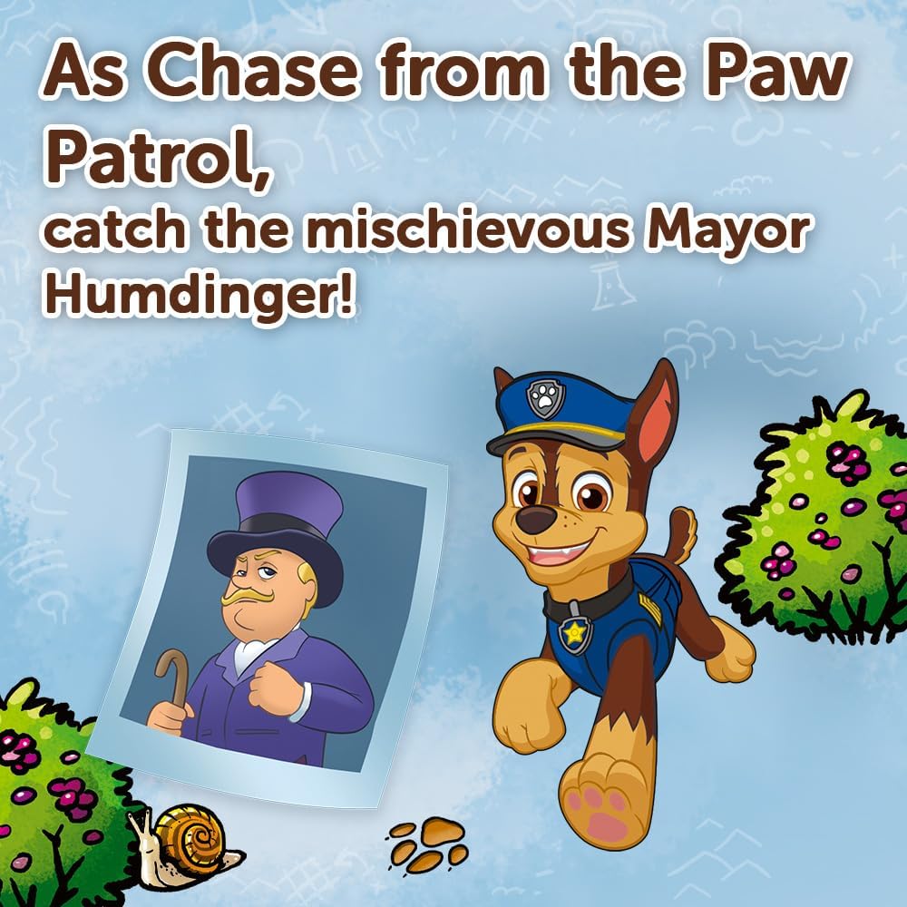 Trefl - Spy Guy Paw Patrol Lookout, Cooperative Detective Game, Family Board Game, Chase and The Team Searching for Clues, Huge Cartoon Board, for Adults and Children Aged 3 and Over
