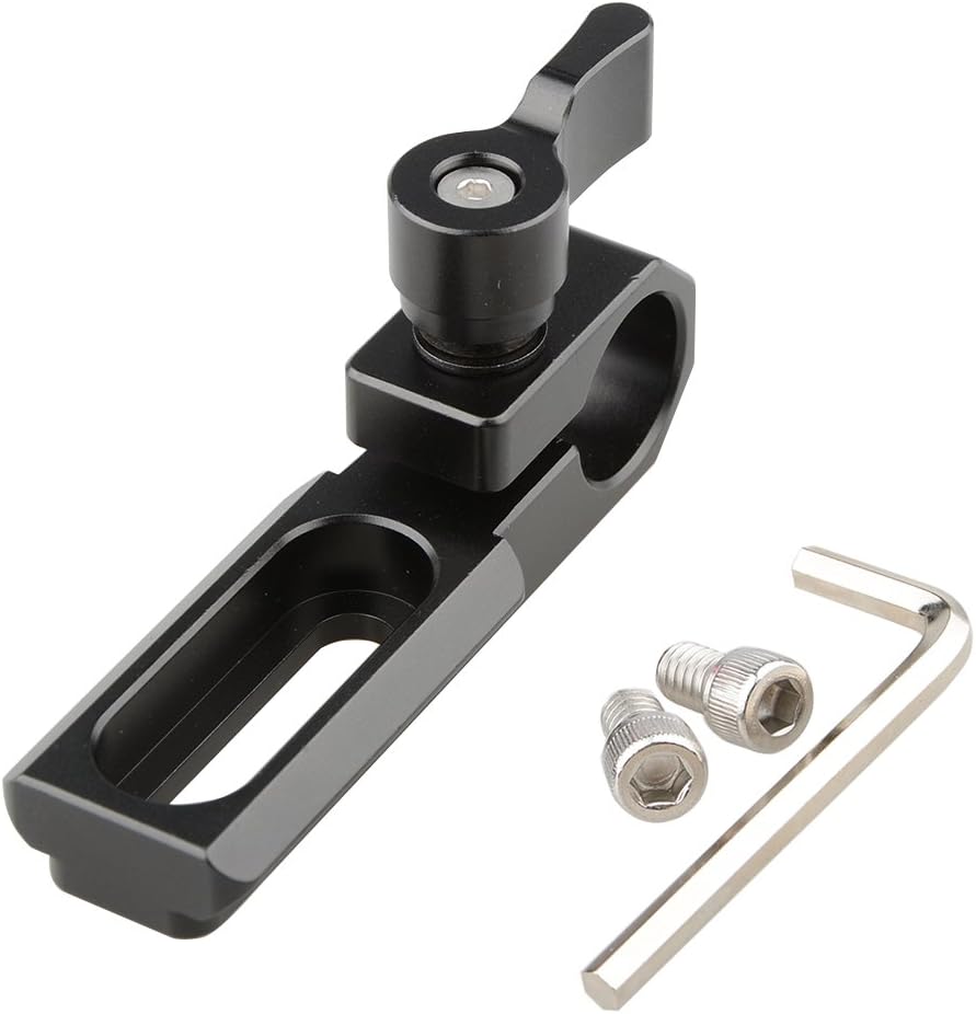 CAMVATE 15mm Single Rod Clamp with NATO Rail(Black) - 1634 - Image 3