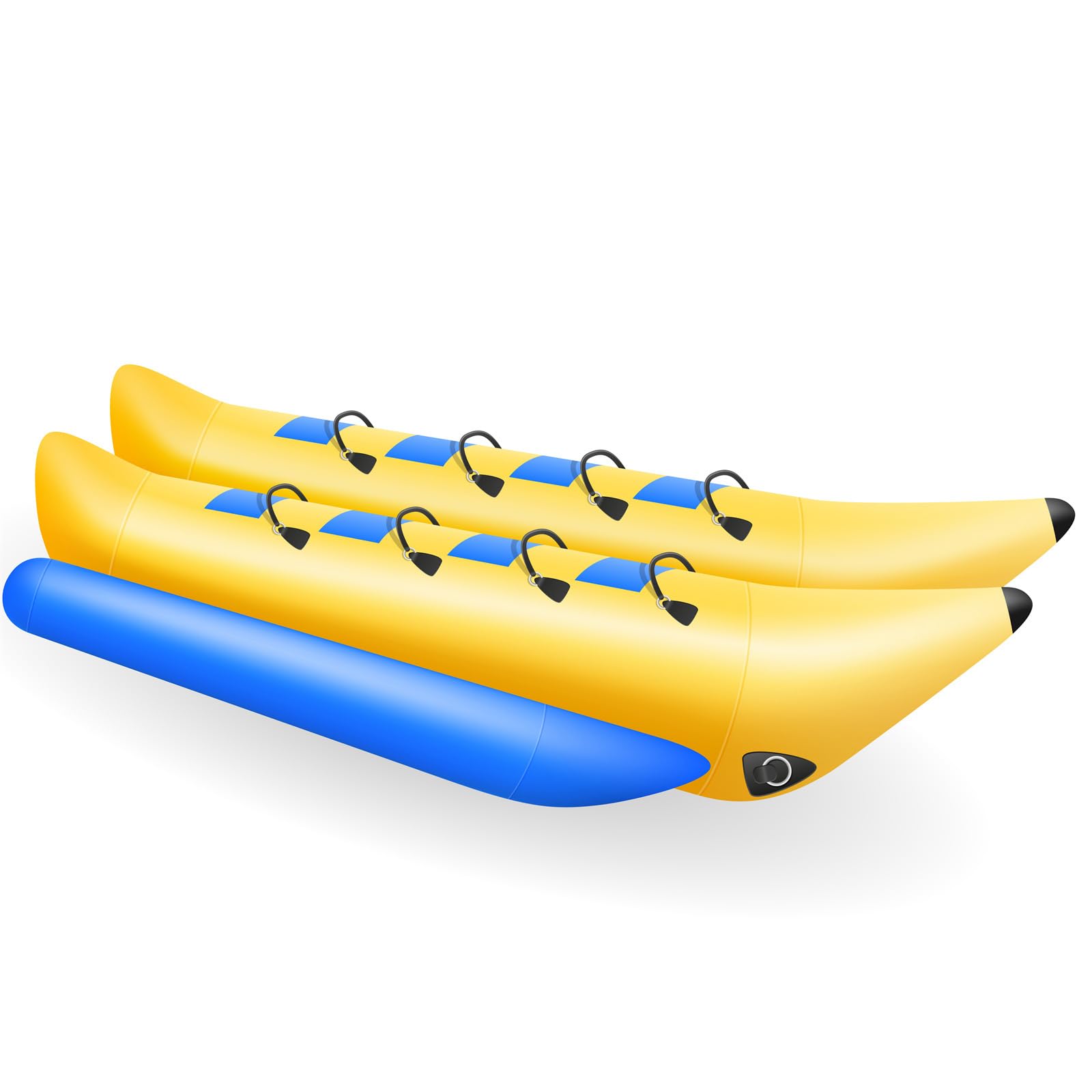 Bateau Gonflable Flottant Banane remorquable, Poisson Volant Aquatique, équipement de Surf Aquatique pour Adultes et Enfants, Bateau de Surf