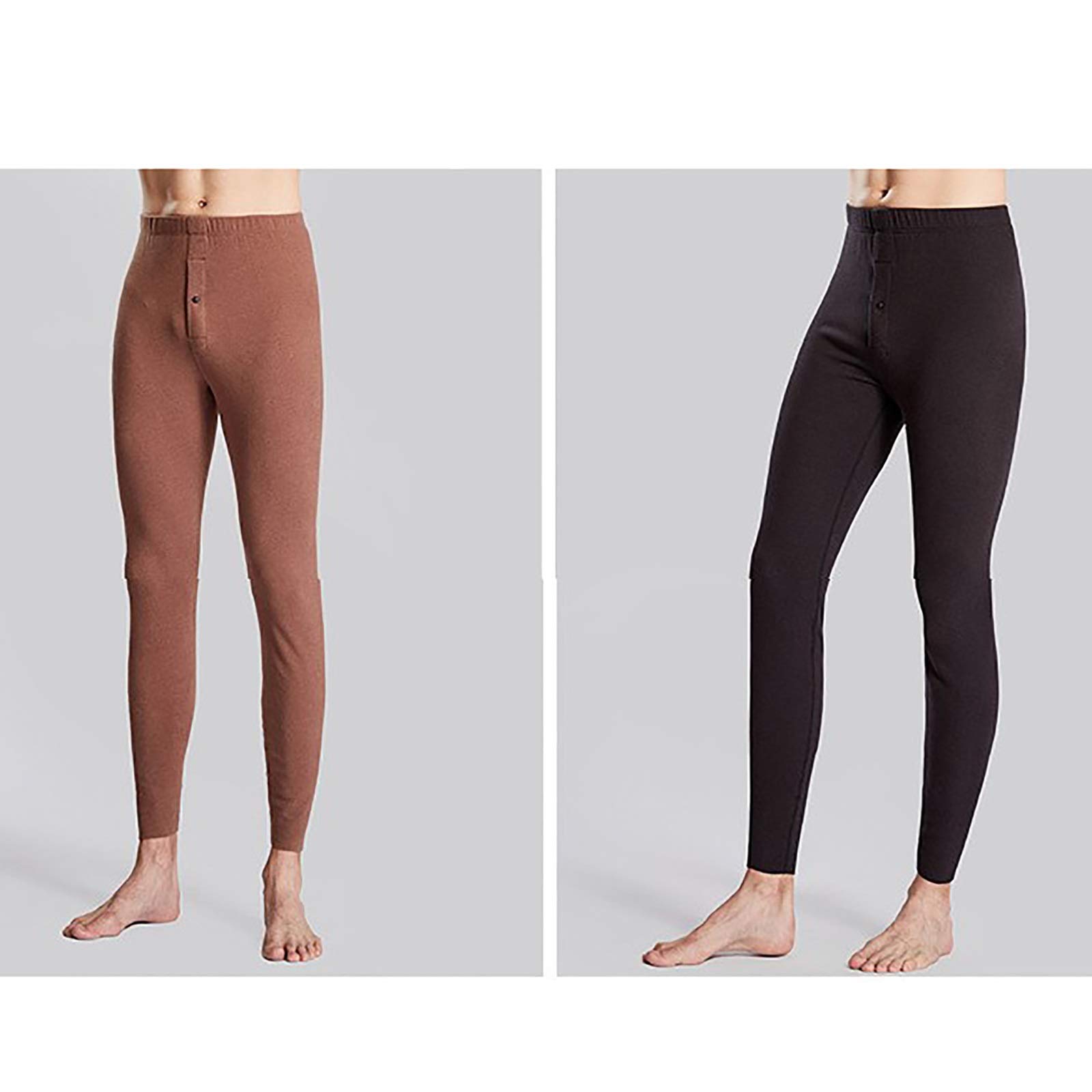 G&F Hombres Ropa Interior Térmica Capa Base Manga Larga Calzoncillos Largos Pantalones Legging Respirable Invierno