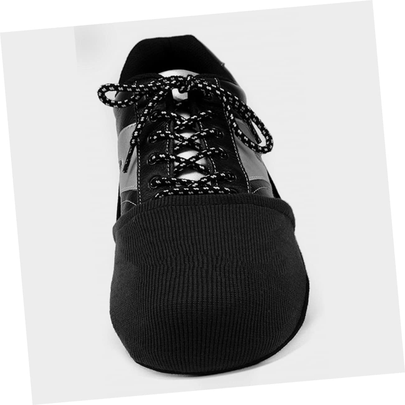 3paires Couvre-Chaussures De Bowling Élastiques De Semelles Ajustables pour Chaussures De Bowling Accessoires Noir