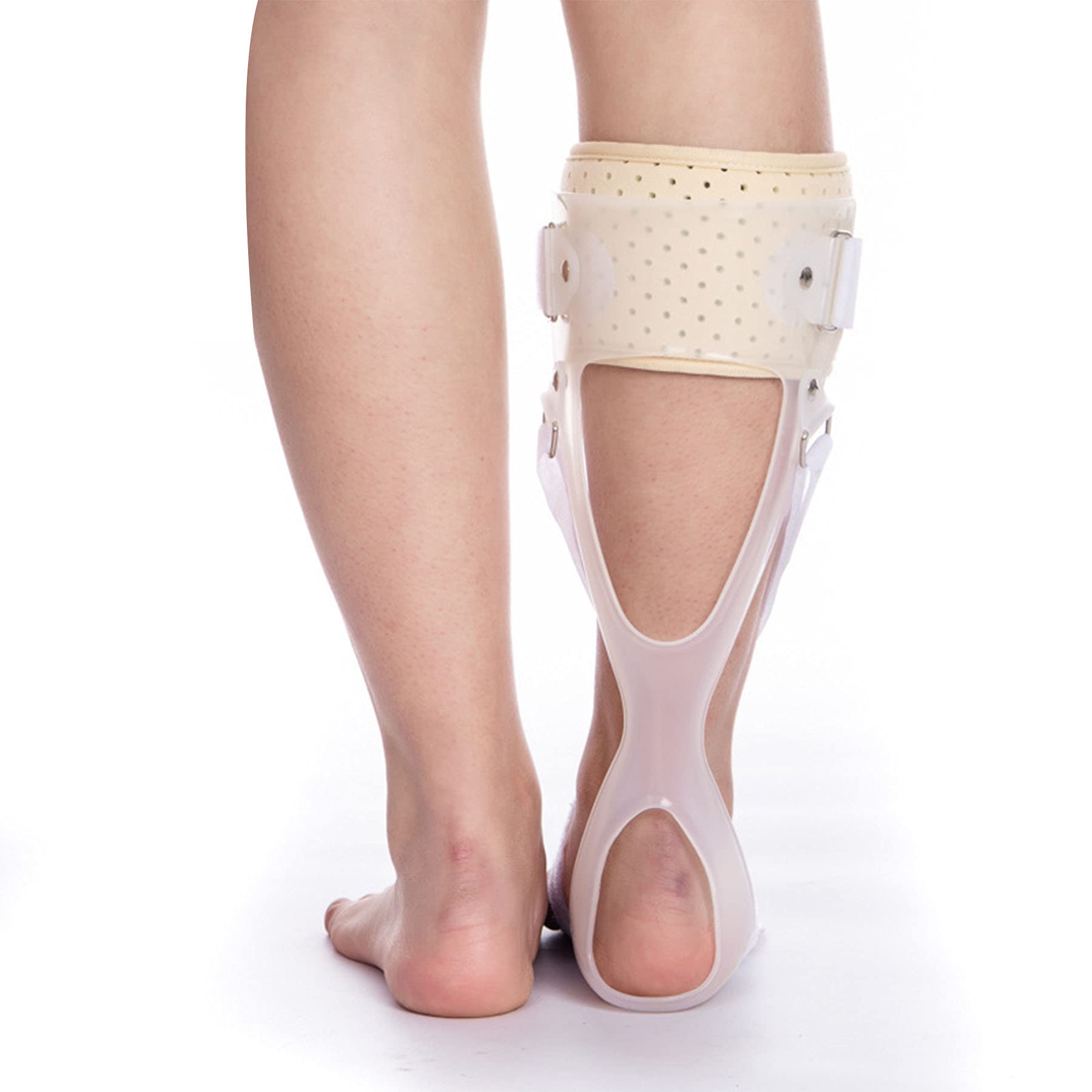 Ortesis de Caída de Pie Soporte para Lesiones en Los Nervios del Pie Caído Alivie la Presión Ortesis de Tobillo Pie Tecnología Correa Fijación de Pie Forma X para Asistencia Marcha,Left,Middle