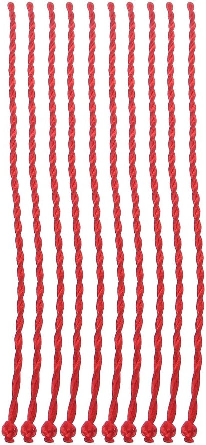 fatteryu FATTERYU10PCS Red String Kabbalah Bracelets Ethnic Red Rope Lanyard Accessories Jewelry