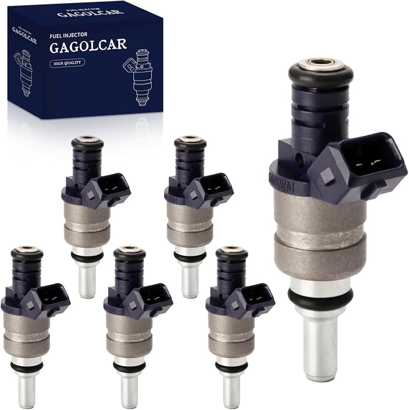 Kit de 6 injetores de combustível GAGOLCAR FJ663 para BMW 330Ci, 330i, 330xi, X5, 530i, X3, Z4 e Z3 L6 3.0L – 6 unidades