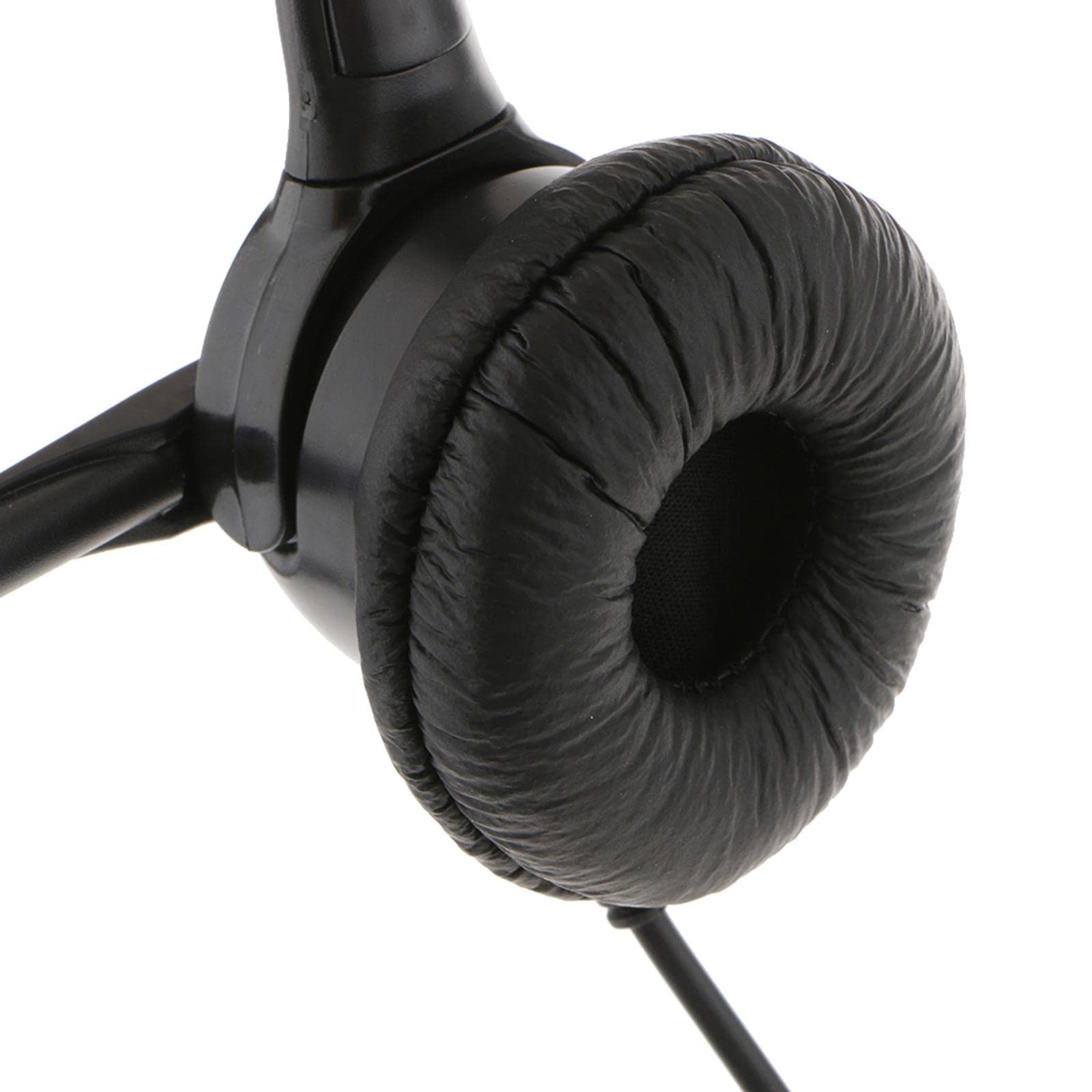 CALANDIS USB Headset Call Center Noise Cancelling Corded Monaural Headset Headphone with Mic Microphone Volume Control and Mute Switch for Chat Webinar-image-9