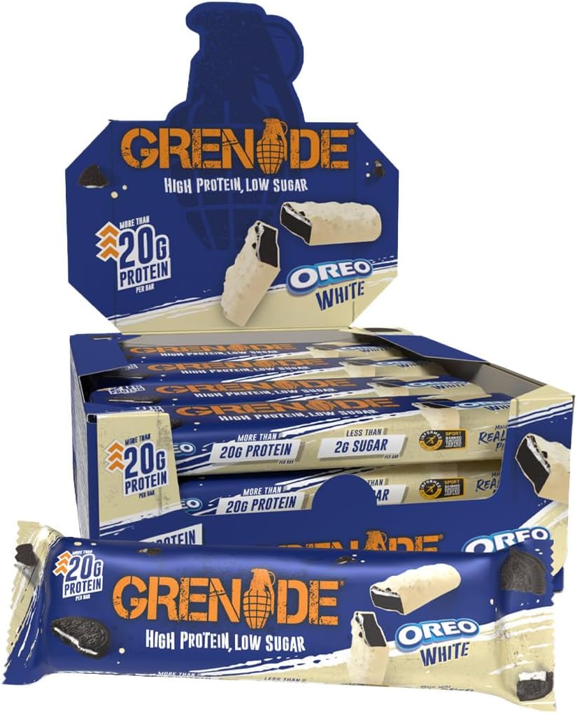 12 barras de proteínas Grenade con sabor a Oreo Blanco por 20,89€ (en compra recurrente)