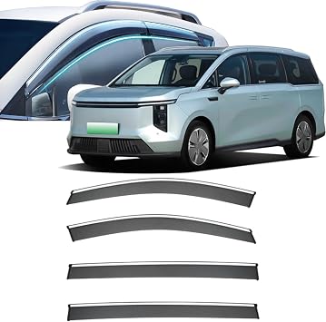 Window Visors Rain Guards for LDV MAXUS Mifa 7 2023 2024 2025 2026,Out-Channel Window Wind Deflectors Vent Shields Vent Deflector Shade Wind,4PCS