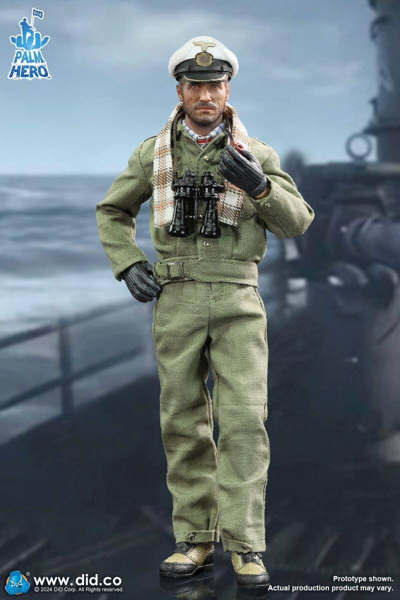 DID 1/12 WW2 ドイツ軍 Uボート 潜水艦 艦長 レーマン XD80026 German
