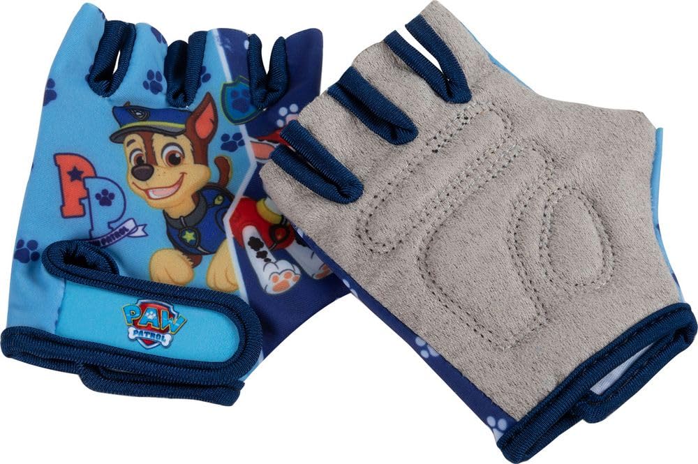 Kit protection vélo enfant Paw Patrol, genouillères coudières et gants