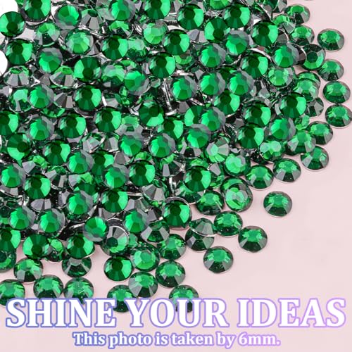 Image of 30000Pcs Resin Rhinestones for Bedazzling with Tweezers, Emerald Green Rhinestones for Crafting with B7000 Jewelry Glue for DIY Crafts Clothing Tumblers Shoes Fabric Nail Art