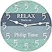 Personalized Five O'Clock Beach Clock