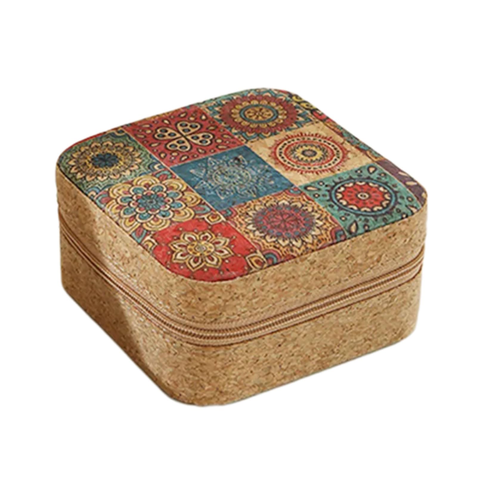 Jewelry Holder Travel Earring Display Case Ring Storage Box Necklace Organizer Travel Case Jewelry Organizer Holder, フリーサイズ