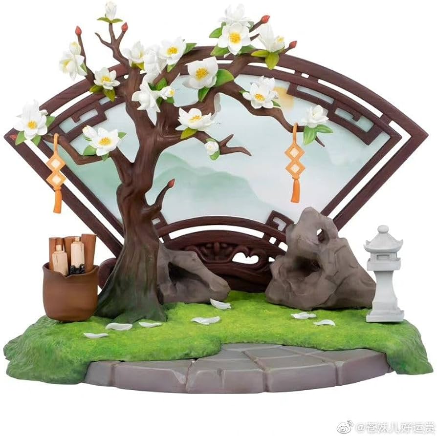 擎蒼　フィギュア用背景置物・小物セット（憩花萌）　魔道祖師 Amazon.co.jp: 擎蒼 フィギュア用背景置物小物セット（憩花萌） 魔道