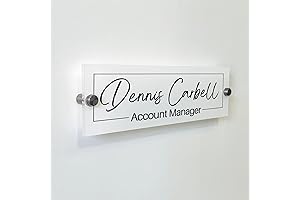 Customized Name Plate: A Striking Touch for Your Space