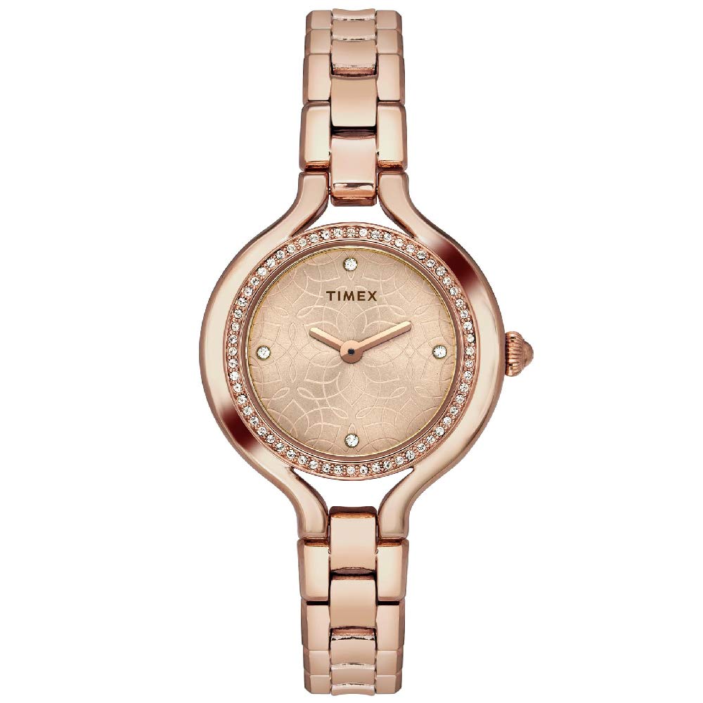 TIMEX Analog Rose Gold Dial Womens Watch - TWEL14006 (B083JVP31N) Amazon Price History, Amazon Price Tracker