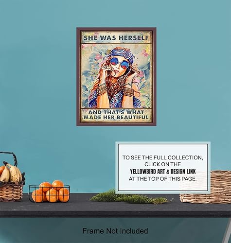 Miniatura 7 de Hippie Boho-chic Bedroom Decor Poster - Boho Hippy Positive Quotes Wall Art - Encouraging Inspirational Saying - Motivational poster decoration -