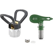 Titan 411 HEA Tip & Guard Combo Kit, High Efficiency Airless, Low Pressure, 1,000 PSI
