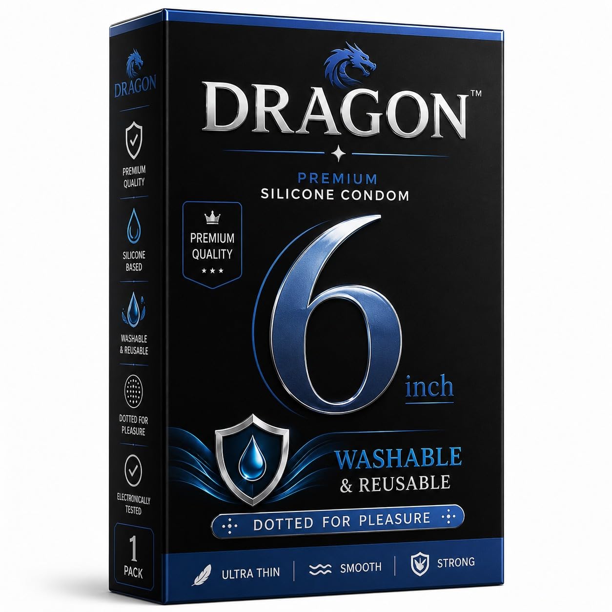 Dragon Condam For Men 6-inch for regular use | Ultra Soft | Long Lasted-picture-23