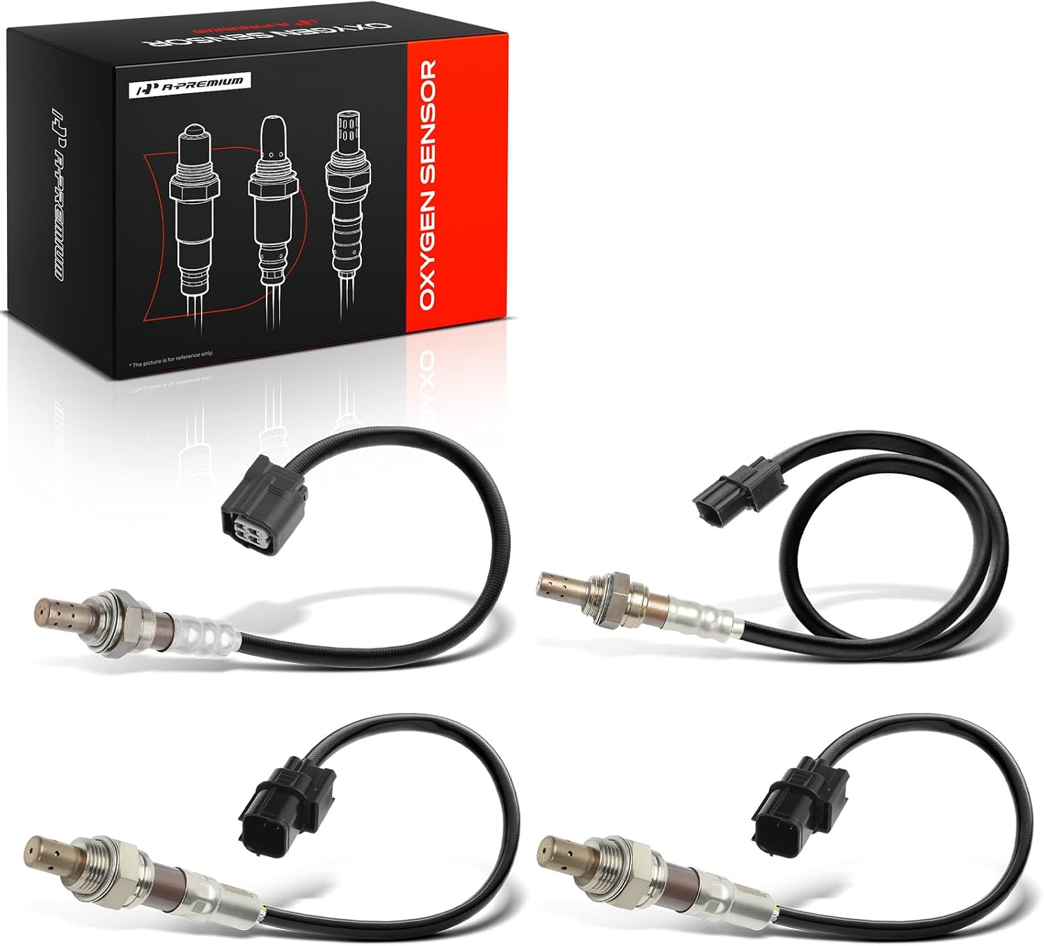 A-Premium O2 Oxygen Sensor Compatible with Honda Pilot 2016-2018 & Acura MDX 2017-2020, RDX 2017-2018, TLX 2016-2020, 3.5L, Upstream and Downstream, 4-PC Set