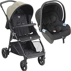Carrinho de Bebe Passeio com Bebe Conforto Burigotto Lui Sand