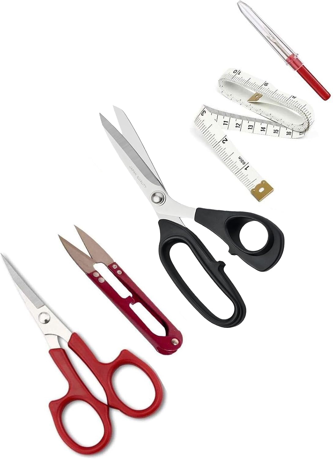 Plastik Saplı 8 No 20.32 Cm Kumaş Kesim Makası Set JPT-8