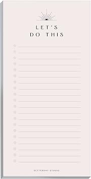 Betterday Studio To Do List Pad - Daily Planner To Do List Notebook 50 Page