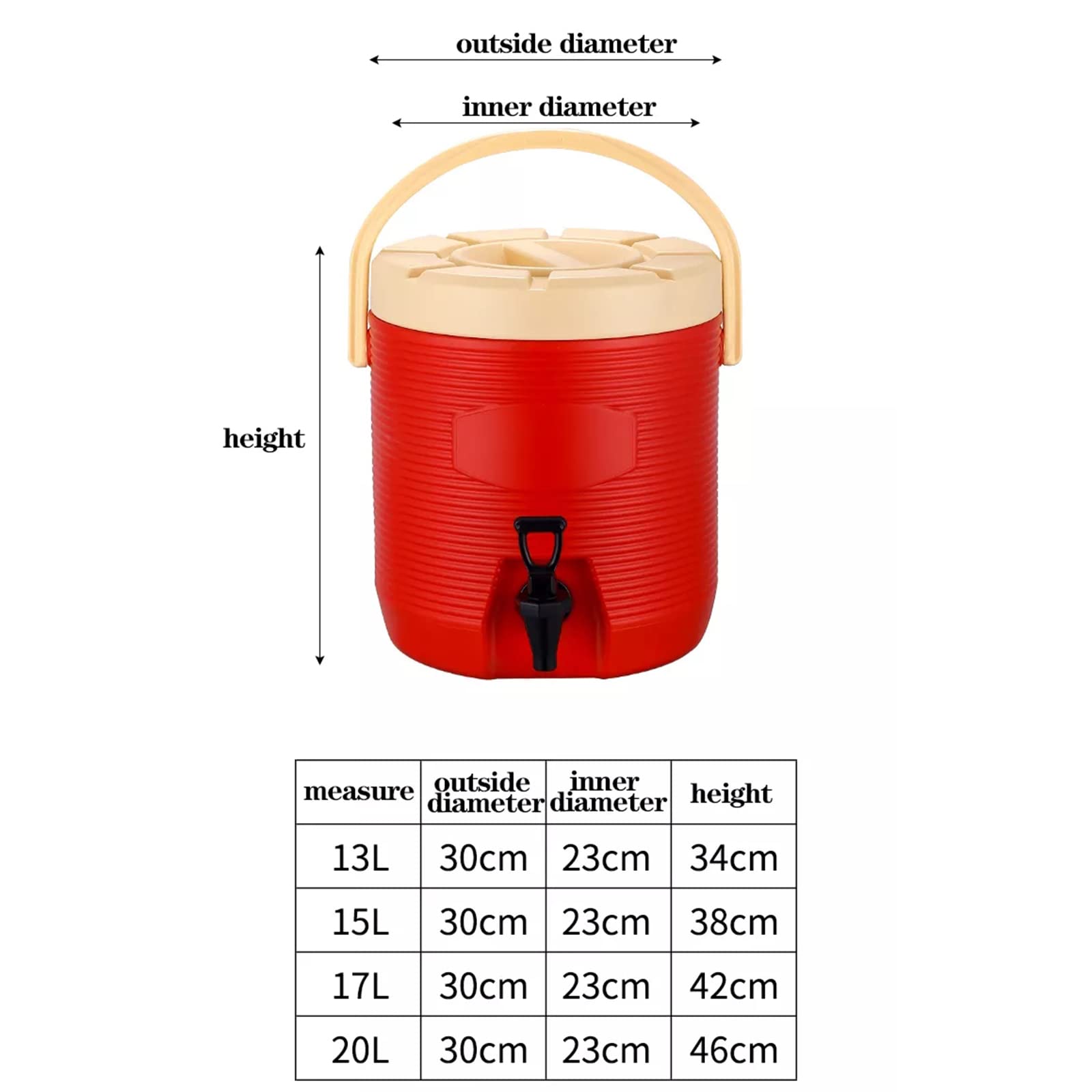 Urna per caffè, Distributore Automatico di Bevande in Acciaio Inox, Adatta per Conservare Latte, Vino Rosso Caldo, Zuppa Calda, caffè E Succo di Frutta Durante Le Riunioni di Famiglia,13L