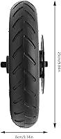 Vista 2 de 9.84 "Scooter eléctrico rueda trasera inflable w/freno de disco neumático sólido rueda cubo disco freno set para Xiao-Mi M365 y 1S Scooter negro