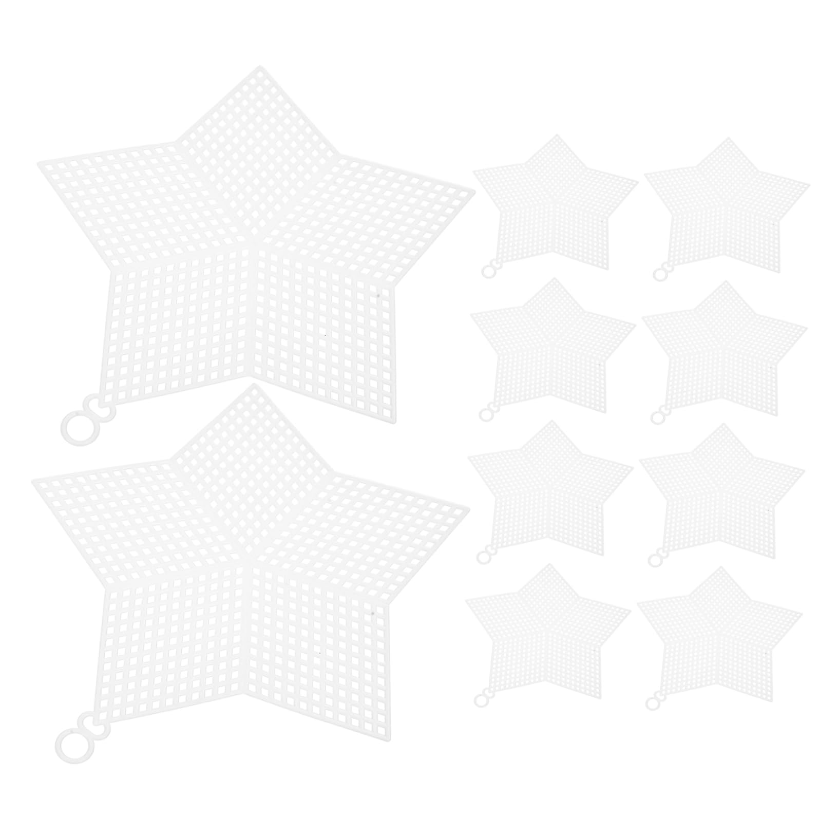 Angoily 10pcs Plastic Mesh Sheets DIY Supplies for Bag DIY Material Woven Wire Mesh Sheets Plastic Grid