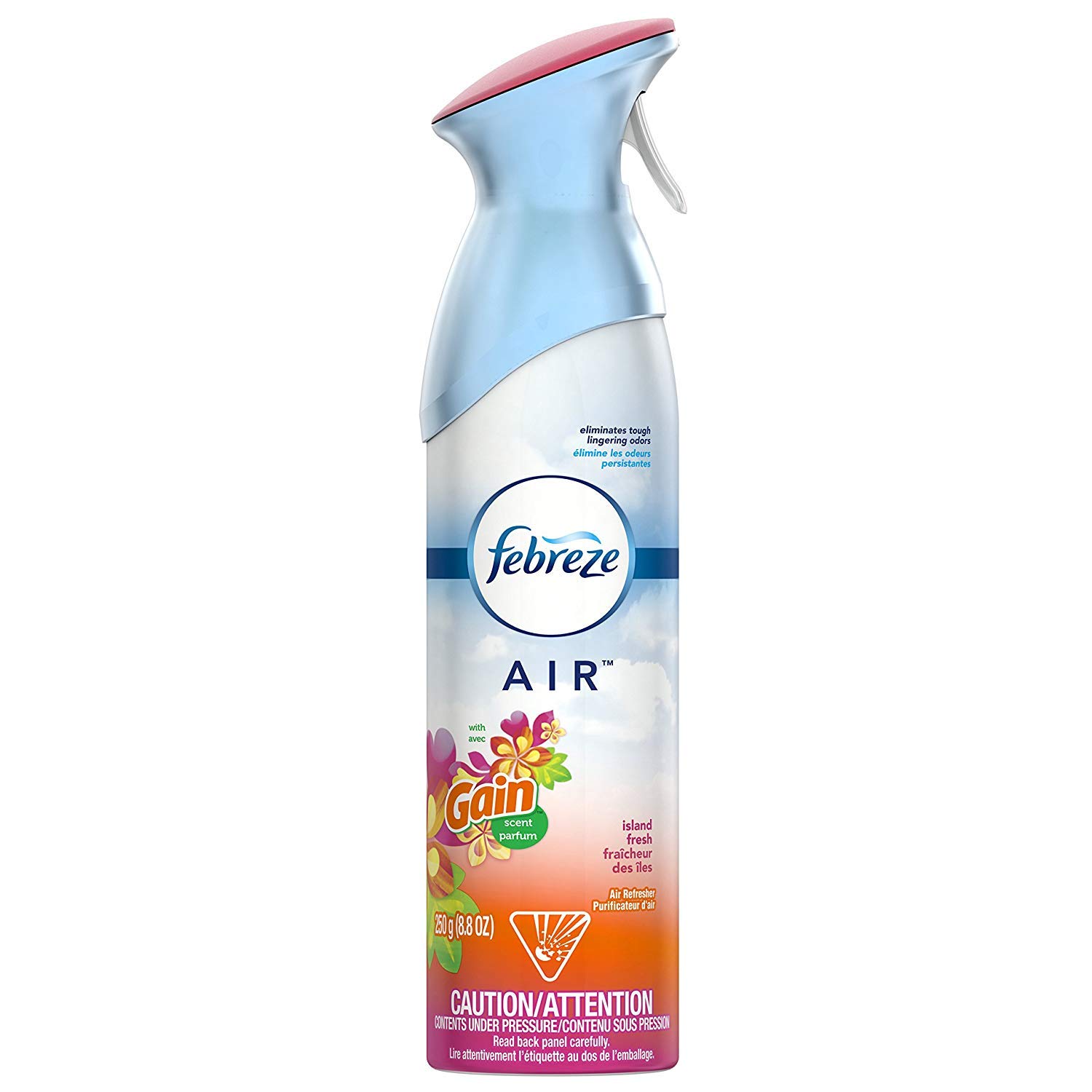 Odor-Eliminating Air Freshener with Gain Island Fresh Scent, Ginger, 8.8 Oz