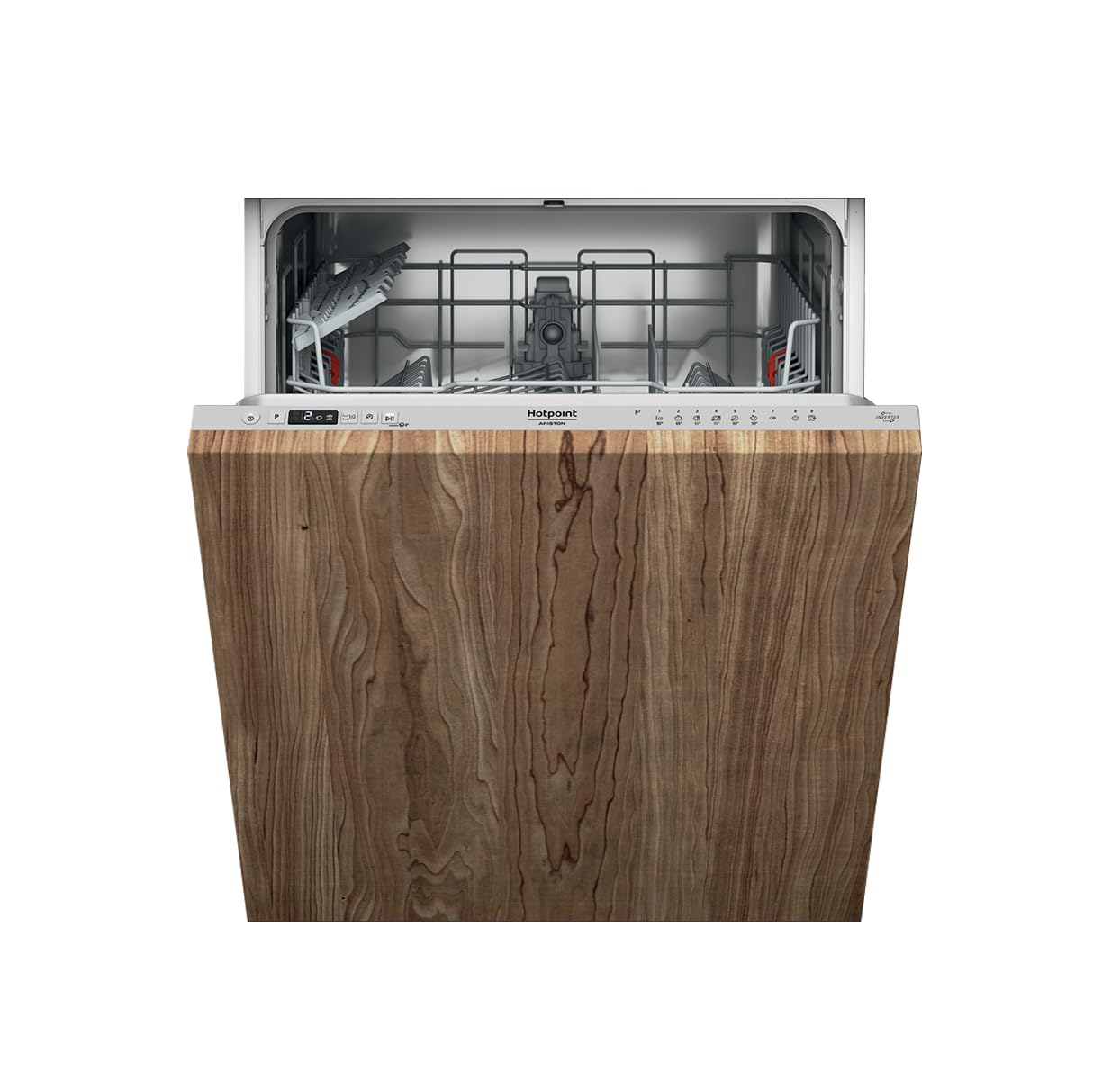 Hotpoint H2IHD524A Lave-vaisselle Tout Intégrable 60 cm 14 Couverts Moteur Inverter Silencieux 44 dB