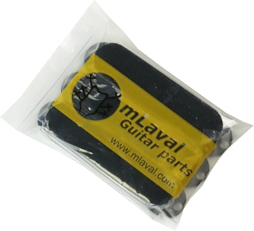 Miniatura 5 de Strat Style - Juego de fundas para pastillas de guitarra, sin agujeros, color negro