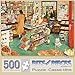 Bits and Pieces – Large 500 Piece Jigsaw Puzzle for Adults – ‘Village Shop’ - Jigsaw Puzzle by Artist Tracy Hall, Completed Puzzle Size: 18