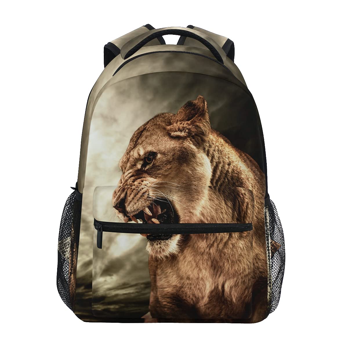 ALAZA Roaring Lioness Backpack for Girls Backpacks for Elementary Teens Boys School Book Bags Kids Bookbags Shoulder Bag Travel Laptop Daypack