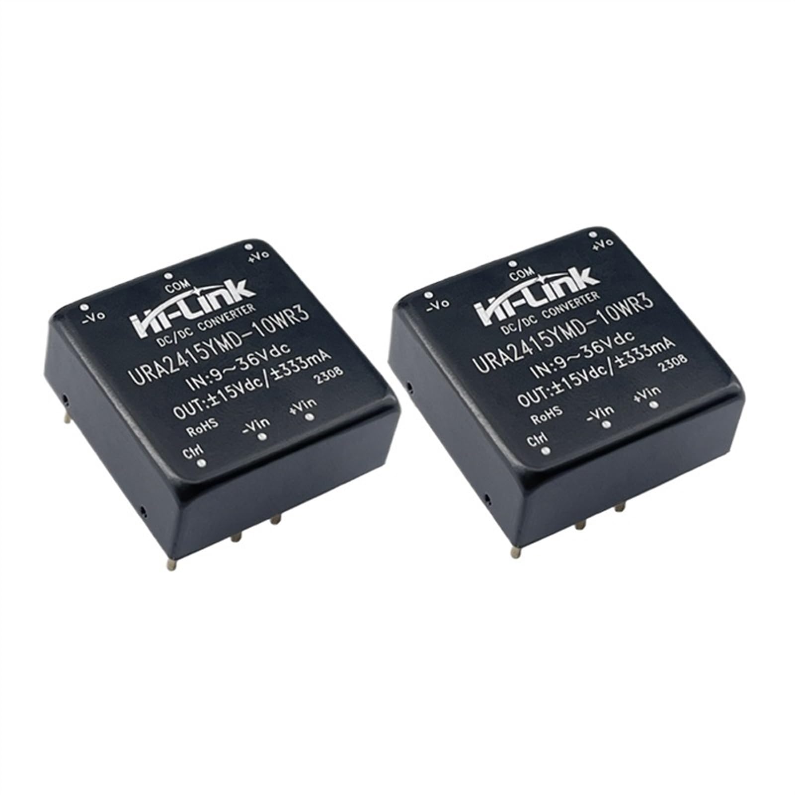 Convertisseur DC DC pour ménage intelligent URA2415YMD-10WR3 24V 15V 10W
