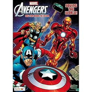 Marvel Avengers Big Fun Book to Color – 80 Pages