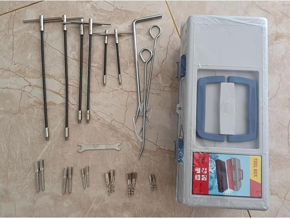 Juego de 23 extractores de empaquetaduras, Herramientas para extraer empaquetaduras Gancho para empaquetaduras Kit de extracción y extracción de empaquetaduras con Caja de Herramientas