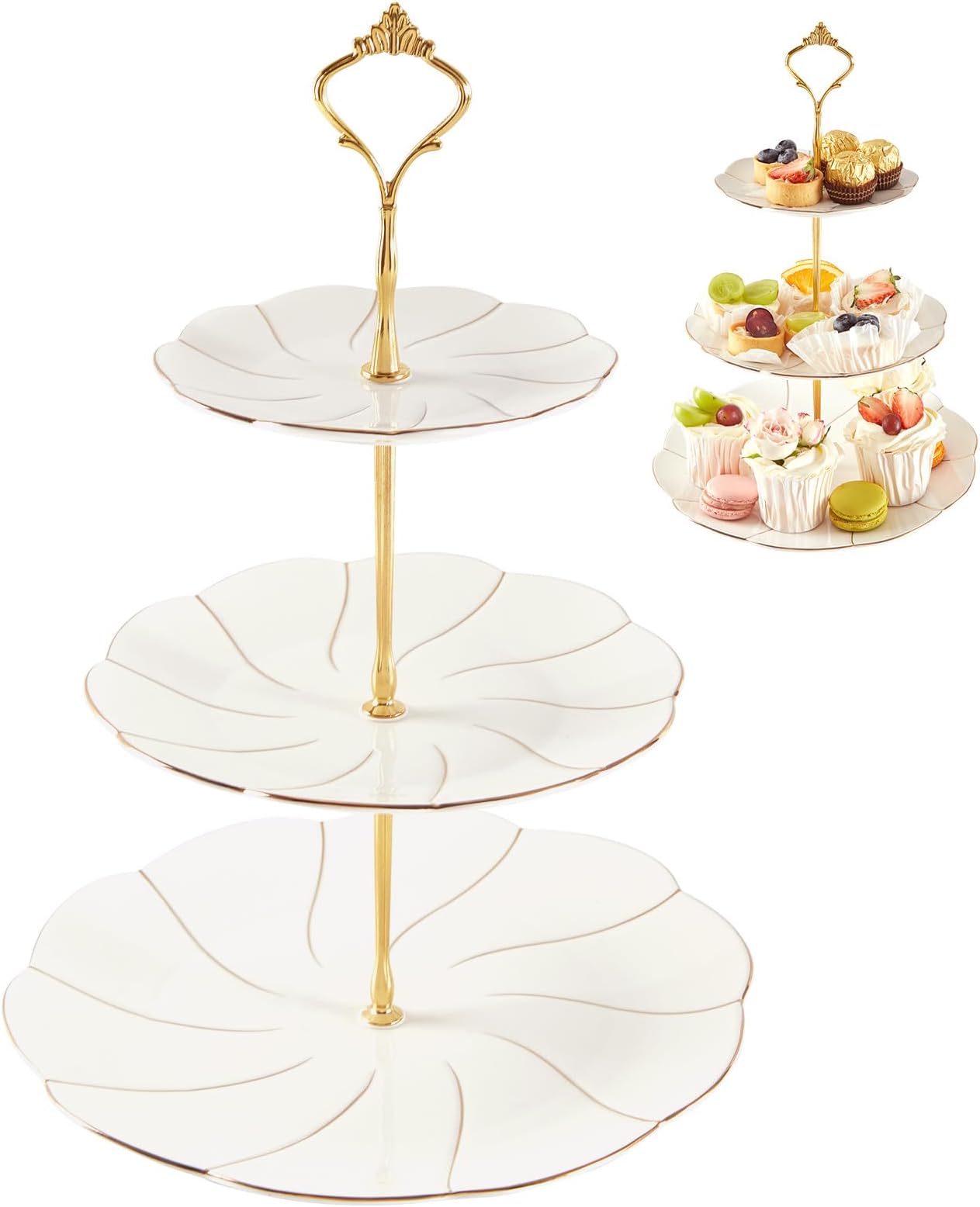 Porcelain Cupcake Stand Tower